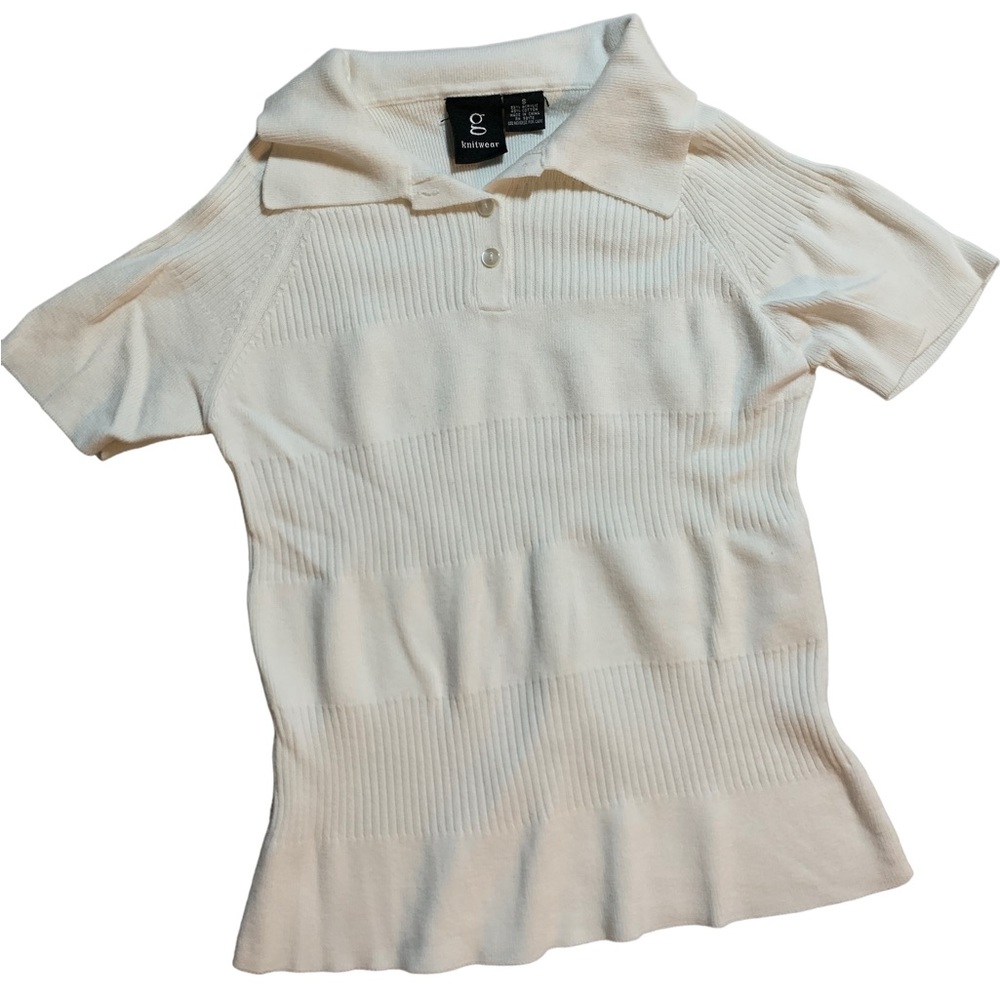 Knit Collared Top